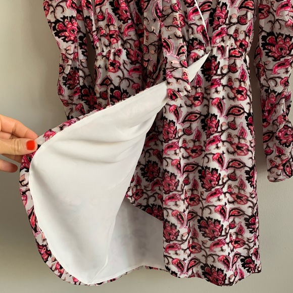 ❌NOT FOR SALE❌MONIQUE LHUILLIER Floral VelvetDress - Picture 11 of 16